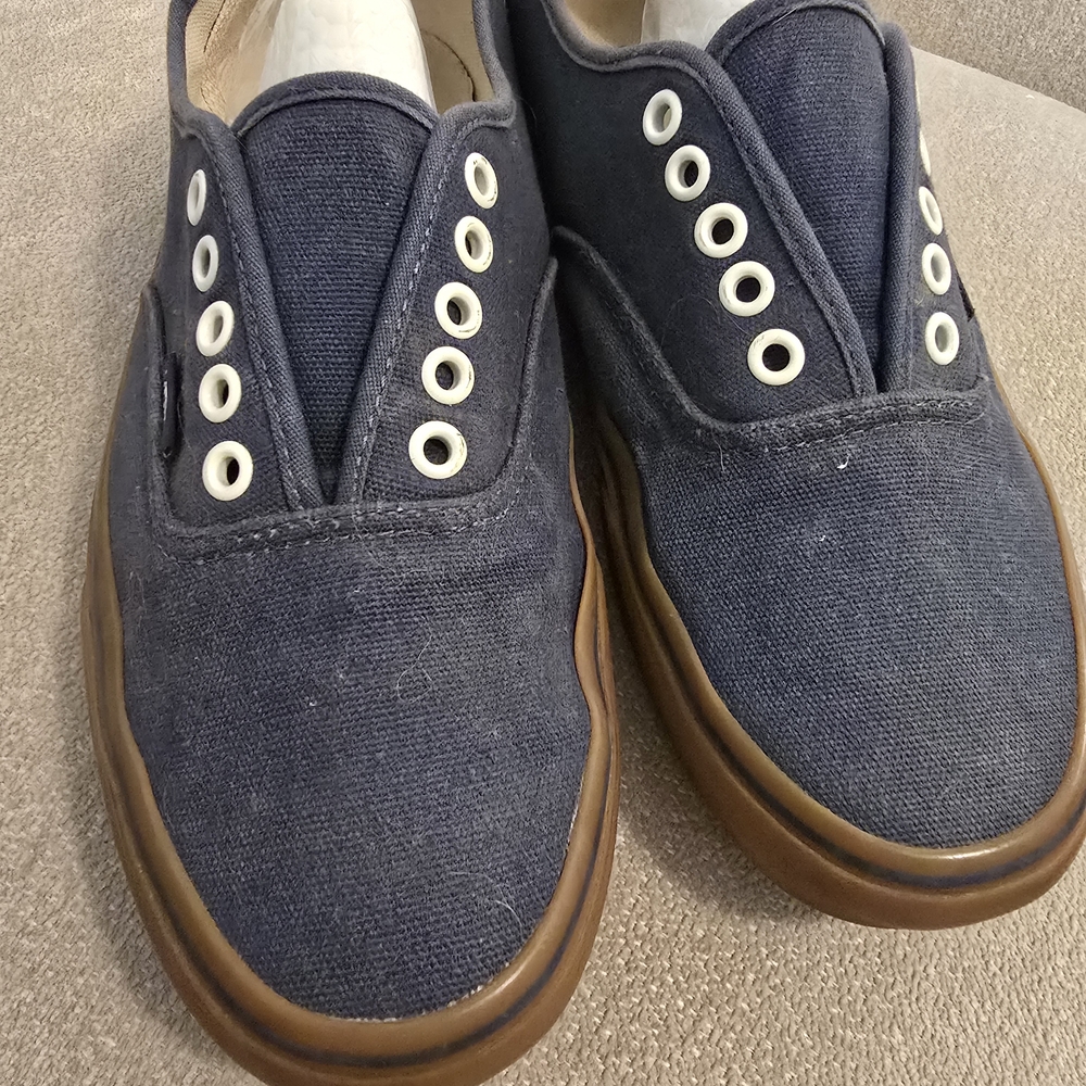 Men's Navy Canvas Sneakers